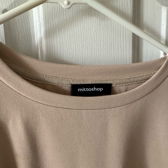 Mittoshop Unique Top, S, Round Neck, Slipover, Sheer Sleeves NWOT - Picture 6 of 7